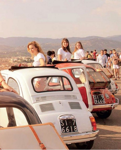 Le strade del Chianti in 500 Vintage con pranzo degustazione Le strade del Chianti in 500 Vintage con pranzo degustazione