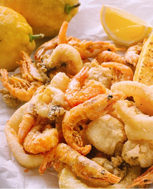 Rimini: visita d'arte e degustazione di frittura di pesce e vino locale Rimini: visita d'arte e degustazione di frittura di pesce e vino locale