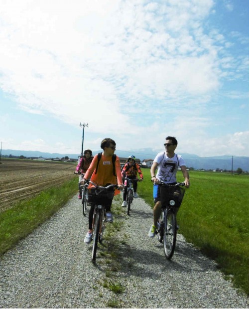Bike tour a Saluzzo con visita dell' Abbazia di Staffarda e degustazione di vino